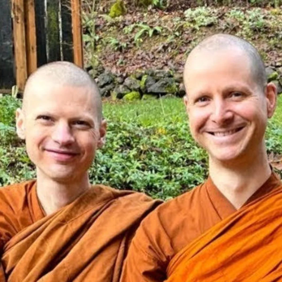 Ajahn Kovilo and Ajahn Nisabho