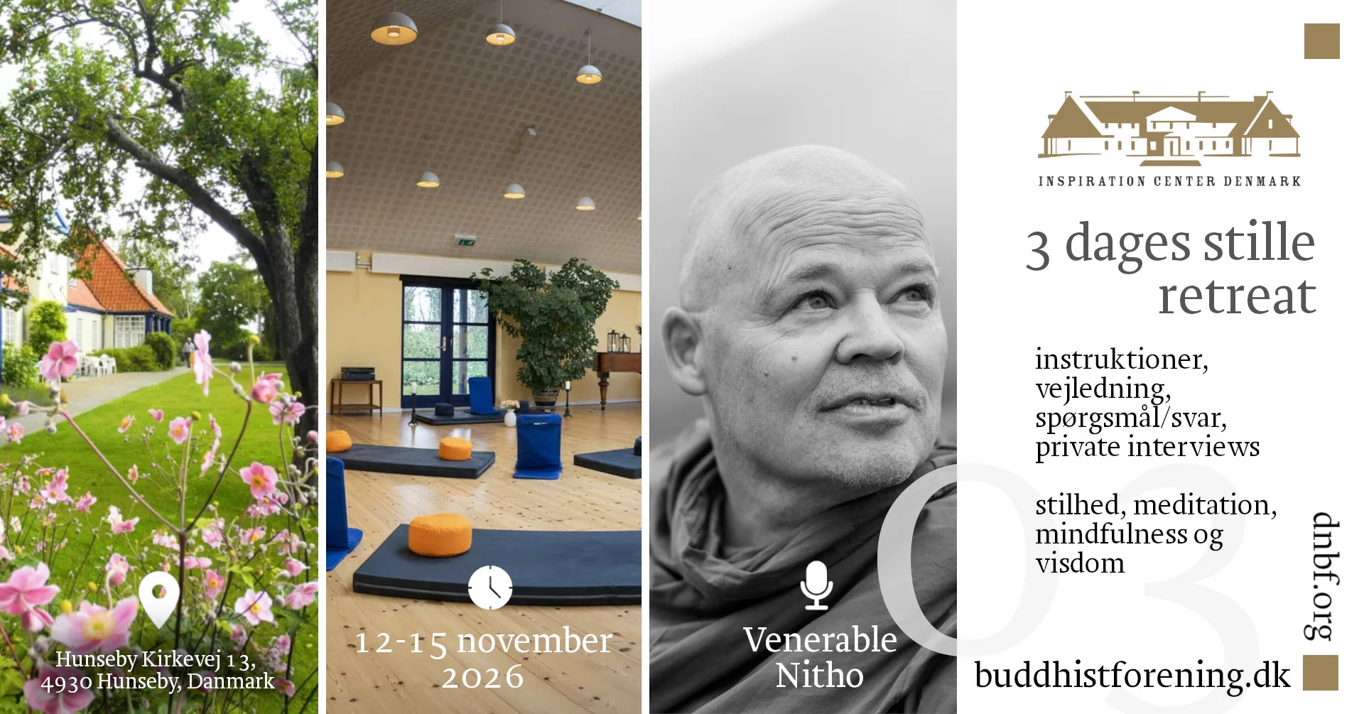 Maribo Retreat with Ajahn Nitho, November 2026